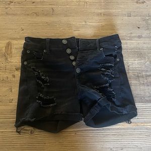 Next Level Stretch Super Hi-Rise Jean Shorts